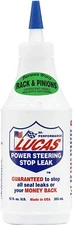 Lucas Oil 10008, Power Steering Stop Leak, Steering Sealer, 12 OZ