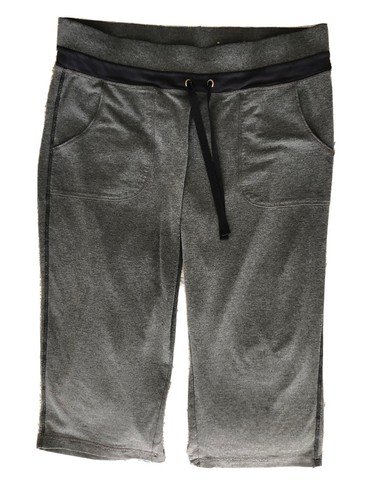 Gray Made for Life Women's Capris Pants 