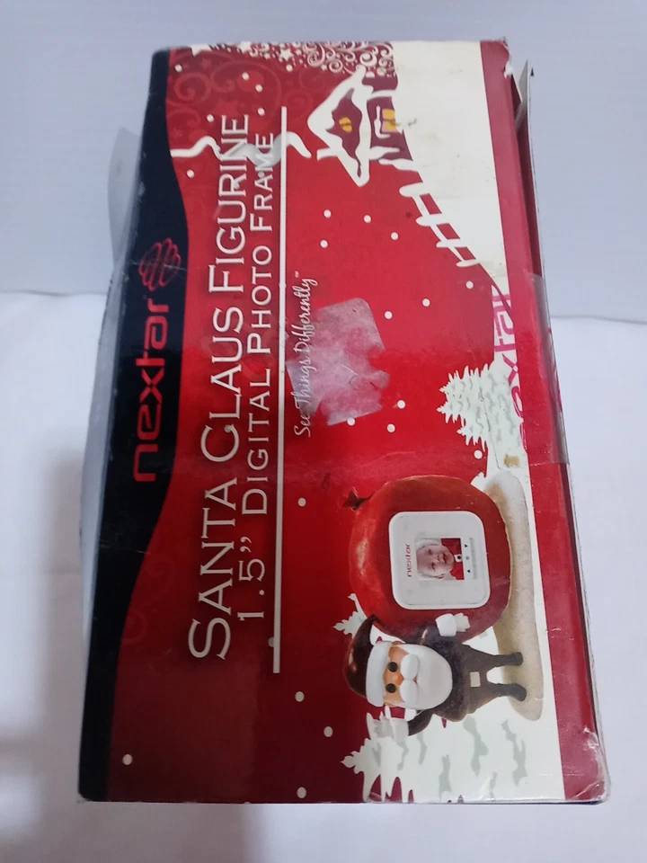 Santa Claus Figurine Digital Photo Frame Clock 8MB Nextar NIB - Image 3 of 4