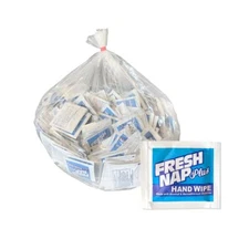 Kari-Out 500ALCOW Fresh Nap Plus Sanitizing Hand Wipes w/Alcohol, 500/PK