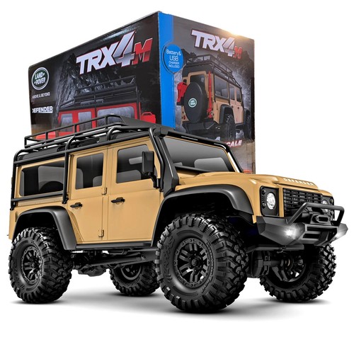 TRAXXAS TRX4M 1/18 LAND ROVER DEFENDER RC CRAWLER RTR OFFROAD TAN DESERT 97054 - Picture 11 of 11