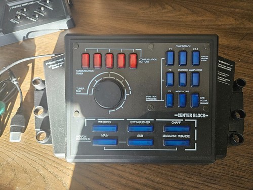 Steel Battalion Controller & 1st 2 Game Set Xbox (blue buttons) + OG case&extra - Picture 13 of 24