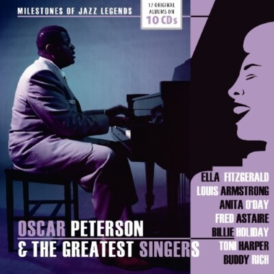 MILESTONES OF A JAZZ LEGEND - OSCAR PETERSON & THE GREATEST SINGERS 10 CD NEU