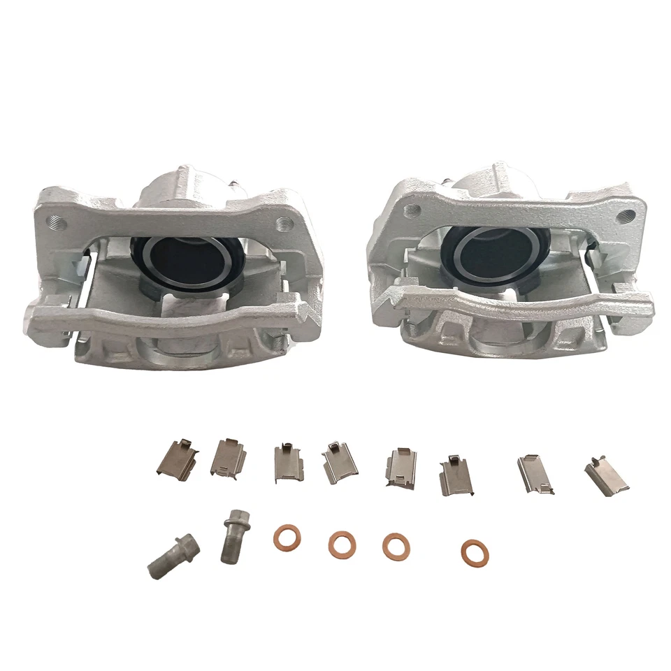 Pinzas de freno delanteras 2 piezas con soporte para Dodge Nitro Jeep Chrysler 2007-2010 Foto 3 de 4