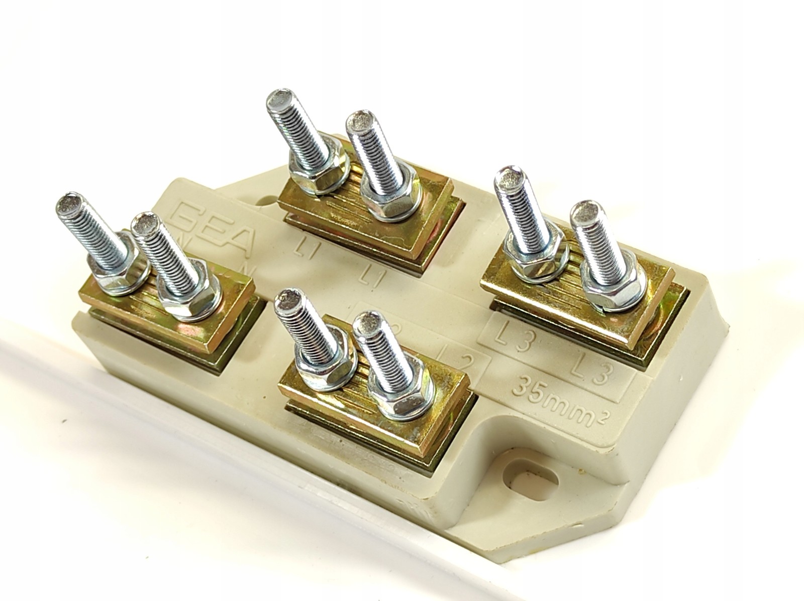 GEA connection rail 4 x 35 mm² 3-phase L1 L2 L3 N
