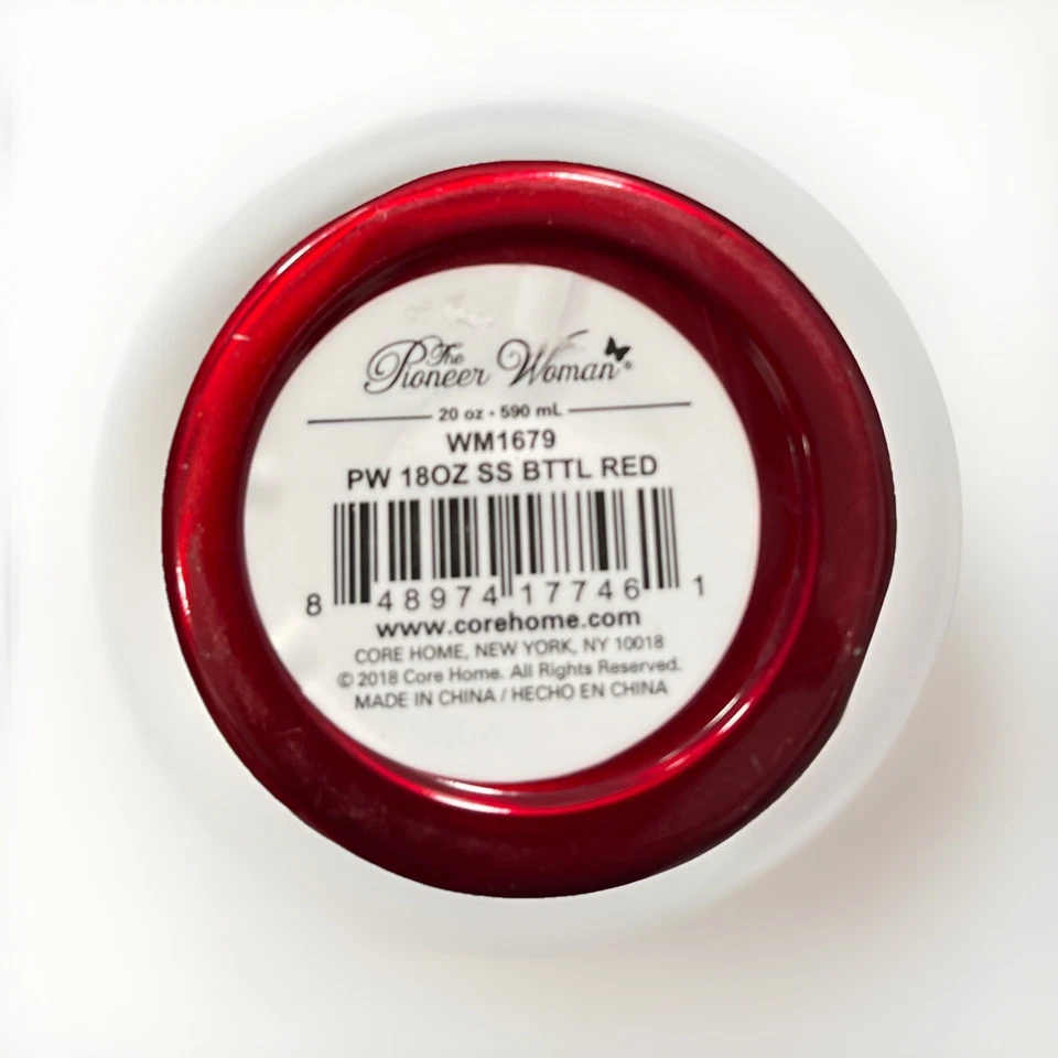 Botella de acero inoxidable The Pioneer Woman 20 OZ Foto 4 de 4