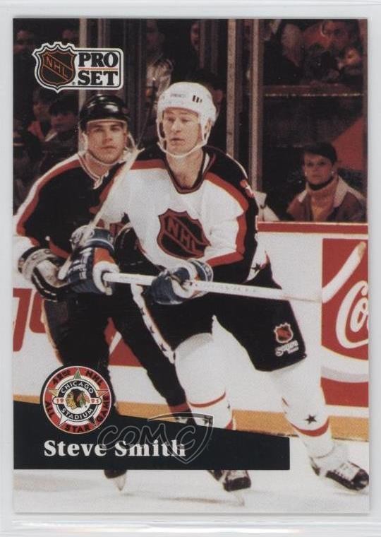 1991-92 Pro Set French Steve Smith #284 0a4