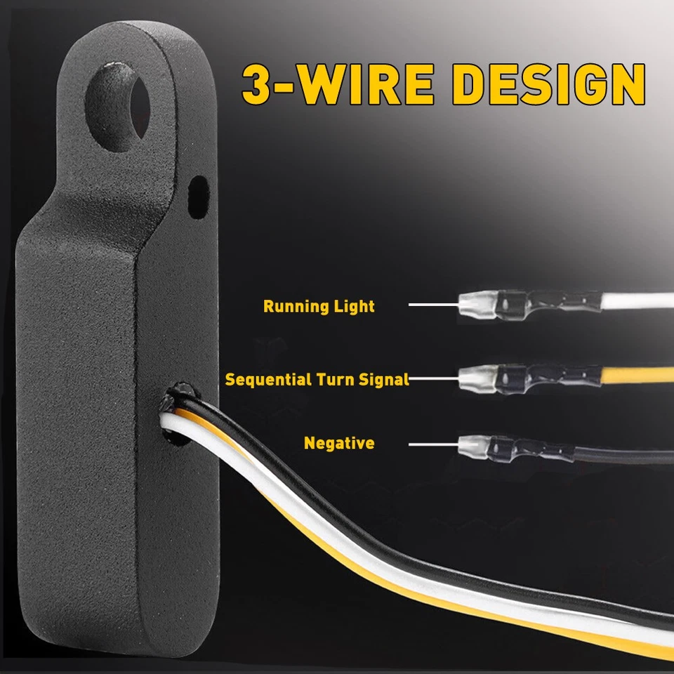 Mini Motorcycle Chrome LED Turn Signals Blinker Lights Amber For Motorcycle - Image 4 of 4