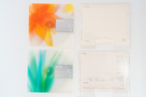Rare TDK Flower 80min MiniDisc 2-Pack - Bic Camera Japan Exclusive
