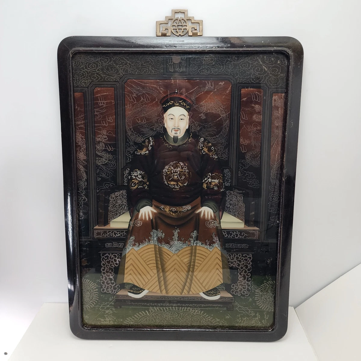 玻璃复古原创中国风绘画和卷轴| eBay