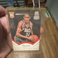 Panini Giannis Antetokounmpo Rookie Card #175 Milwaukee Bucks Prestige NBA