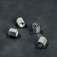 4pcs Silver Aluminum Tire Valve Stem Caps For Honda Wheel Dust Covers 4pcs Silver Aluminum Tire Valve Stem Caps For Honda Wheel Dust Covers