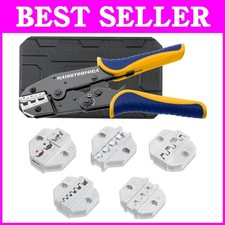 Chrome Dies Crimping Tool Set with Nylon Grip