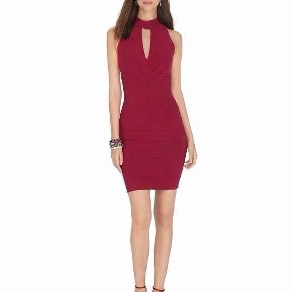white house black market red dress Strapless Velvet Midi White House Black Market Red