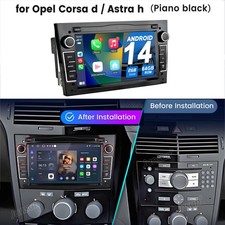 64G Android 15 Apple Carplay per Opel Corsa C/D Zafira B Astra G H autoradio GPS