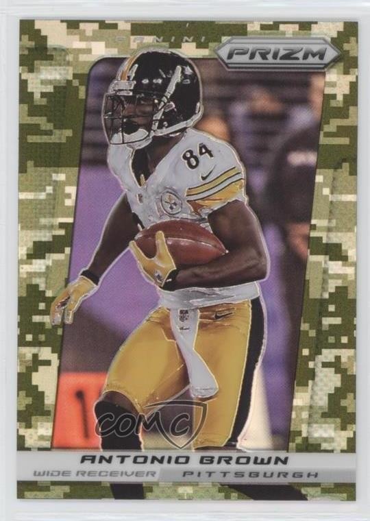 2013 Panini Prizm Target Camo Prizm Antonio Brown #20 d7t