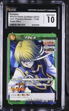 CGC GEM 10 Kurapika 2013 HxH: Phantom Booster 11/46 SR Miracle Battle Carddass