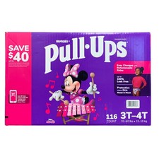Huggies Pull-Ups Training Pants for Girls, 3T-4T 32-40lbs. , 116ct