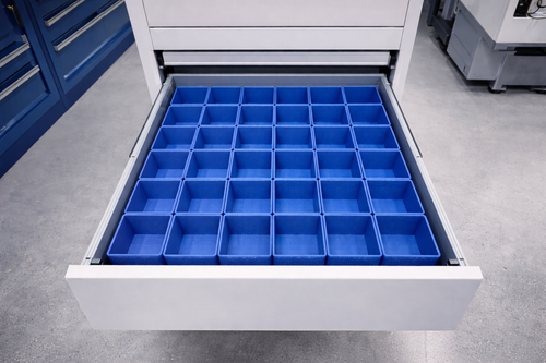 36pc 2x8" Drawer Organizer Bins Modular Storage Hardware Craft Toolbox - 第 13/13 張圖片