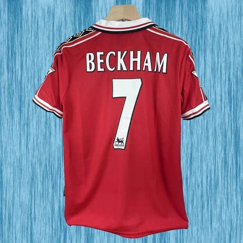 Manchester Beckham 1998/1999 7番 海外正規品 M David Beckham #7 Manchester United 1998-1999 Long Sleeve