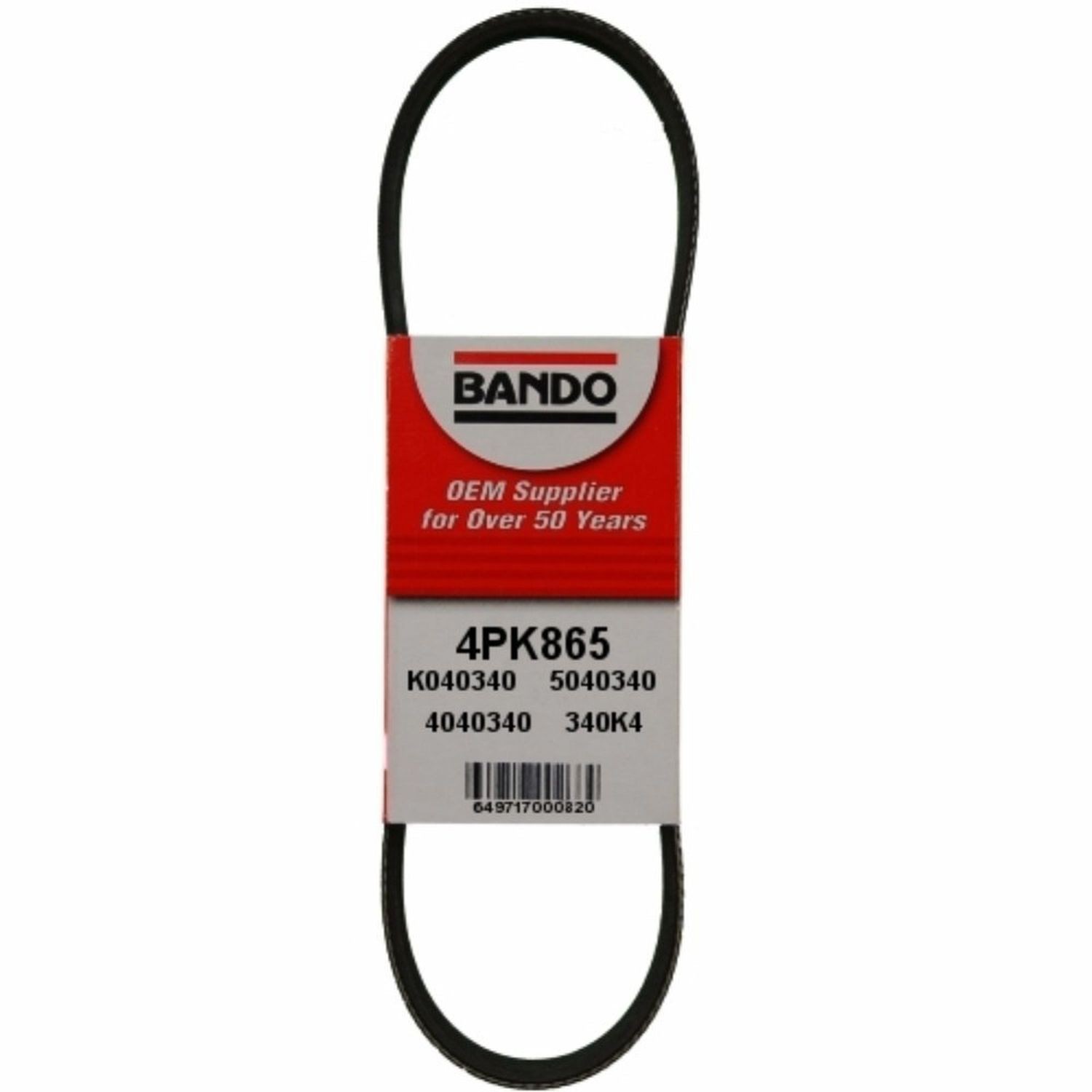 Bando 4PK865 Serpentine Belt