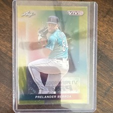 SUPER RARE Leaf Vivid 1/1 Pre-Production Proof Prelander Berroa Baseball Trading