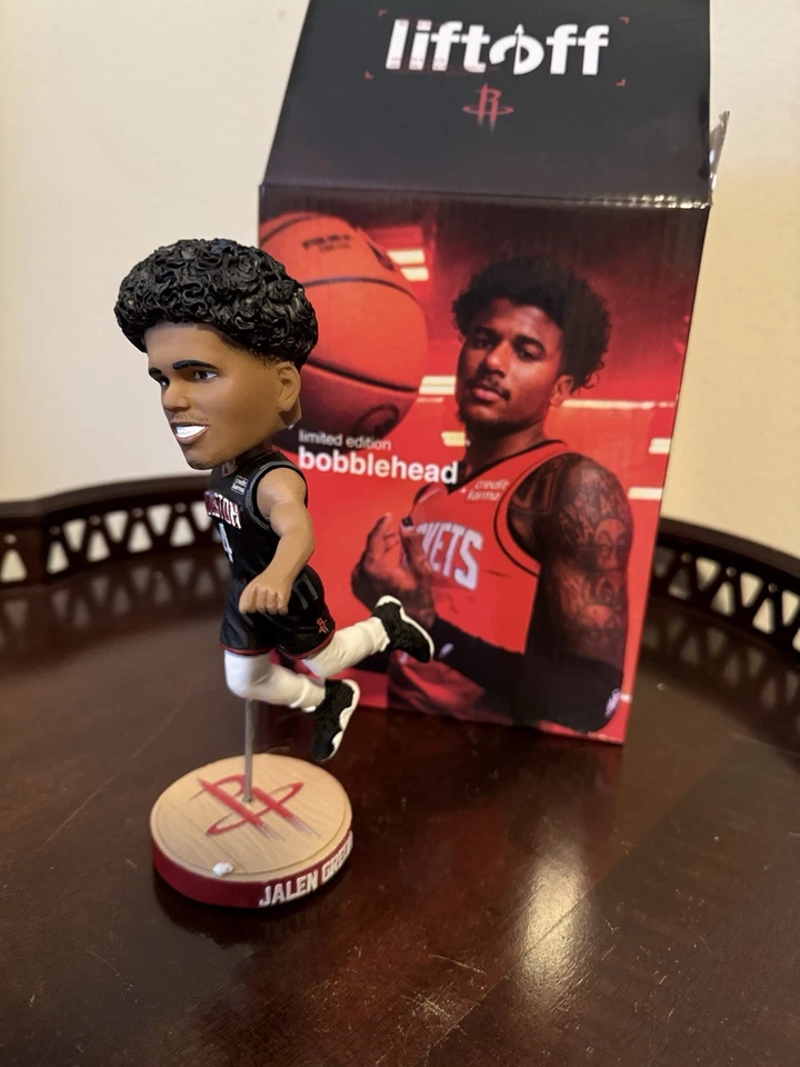 Houston Rockets Jalen Green Bobblehead, Edición Limitada, Nuevo en Caja Foto 4 de 4