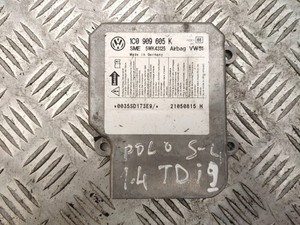 VW POLO 9N Airbag-Steuergerät 1C0969605K 1.40 Diesel 51kw 2005 14239366