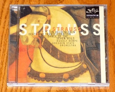 RUDOLF KEMPE DRESDEN STATE ORCHESTRA RICHARD STRAUSS CD ANGEL RECORDS 2000
