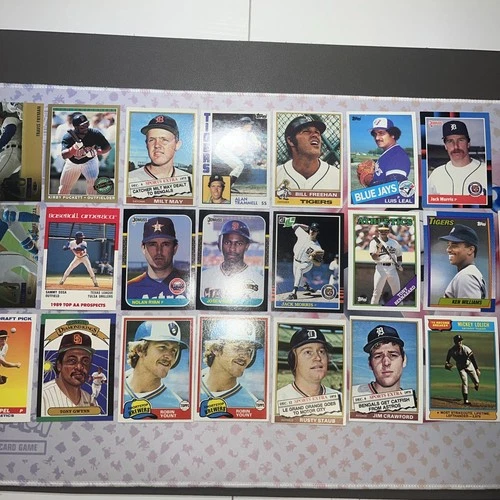 22 Card Lot~ 1987 Donruss Nolan Ryan 1981 Robin Yount 1976 Mickey Lolich~ EX- NM