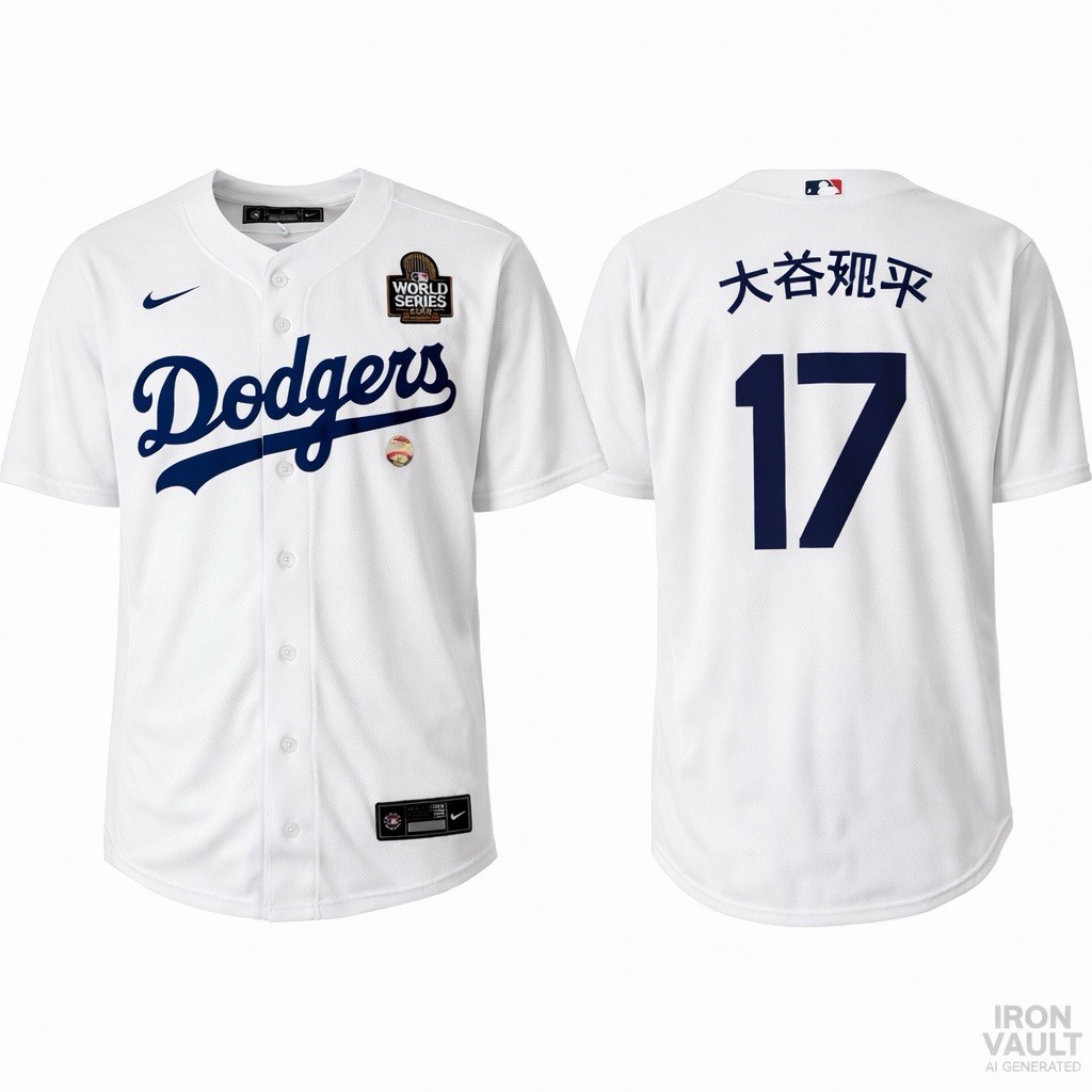 Nike Los Angeles Dodgers Shohei Ohtani Kanji Name 2024 World
