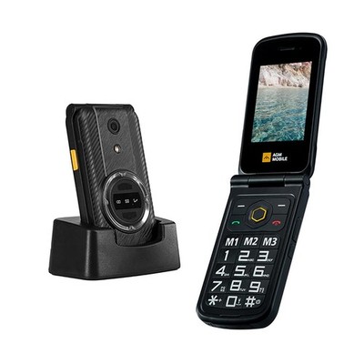 M8 Rugged Basic Flip , 4G Feature Cell , Simple Mobile Phones, Waterproof | D...