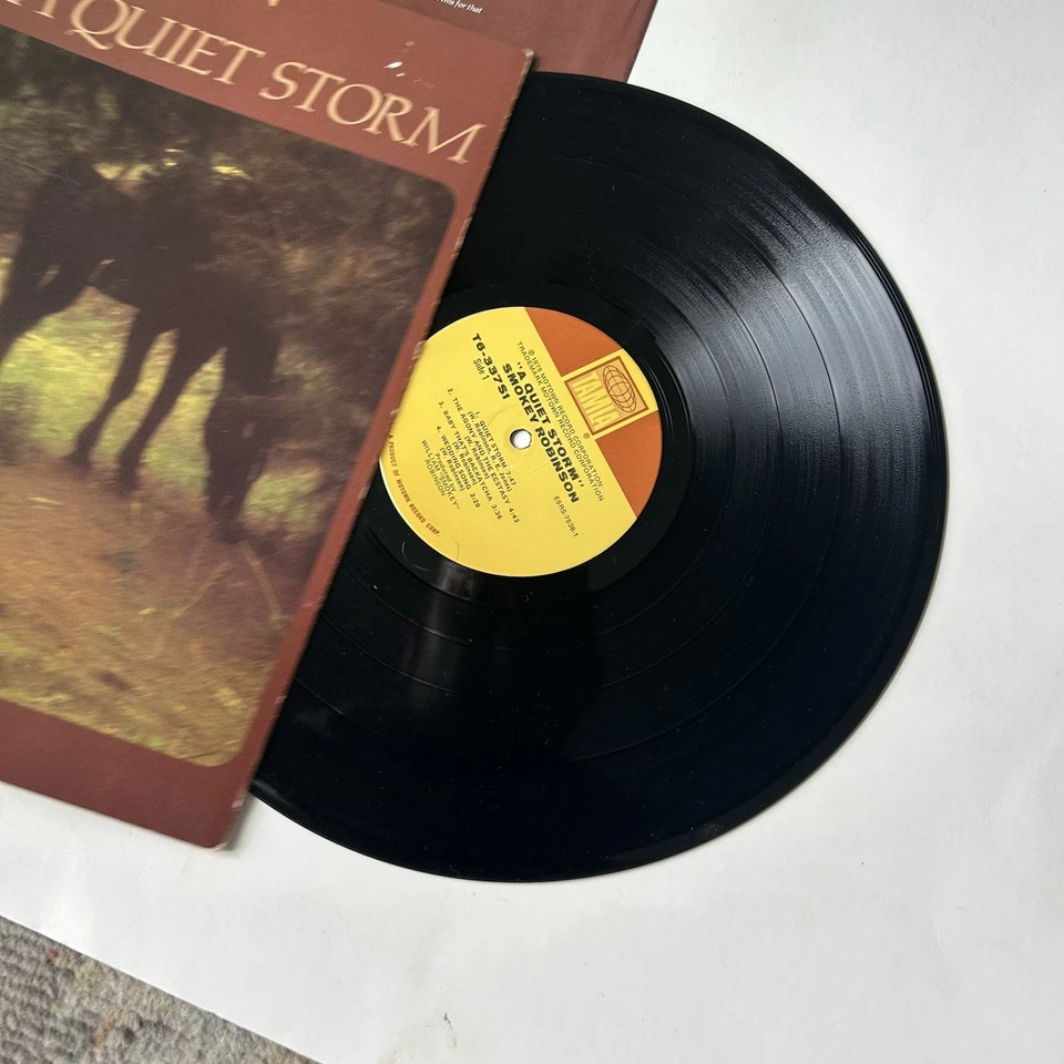 Smokey Robinson  A quiet storm OG 1975 US 1st Press Tamla Complete W/Sleeve! - Image 2 of 4