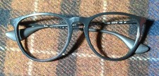 Ray Ban Black Round Eyeglasses RB4171 Erika 622/T3 54-18-145 Italy FRAMES ONLY