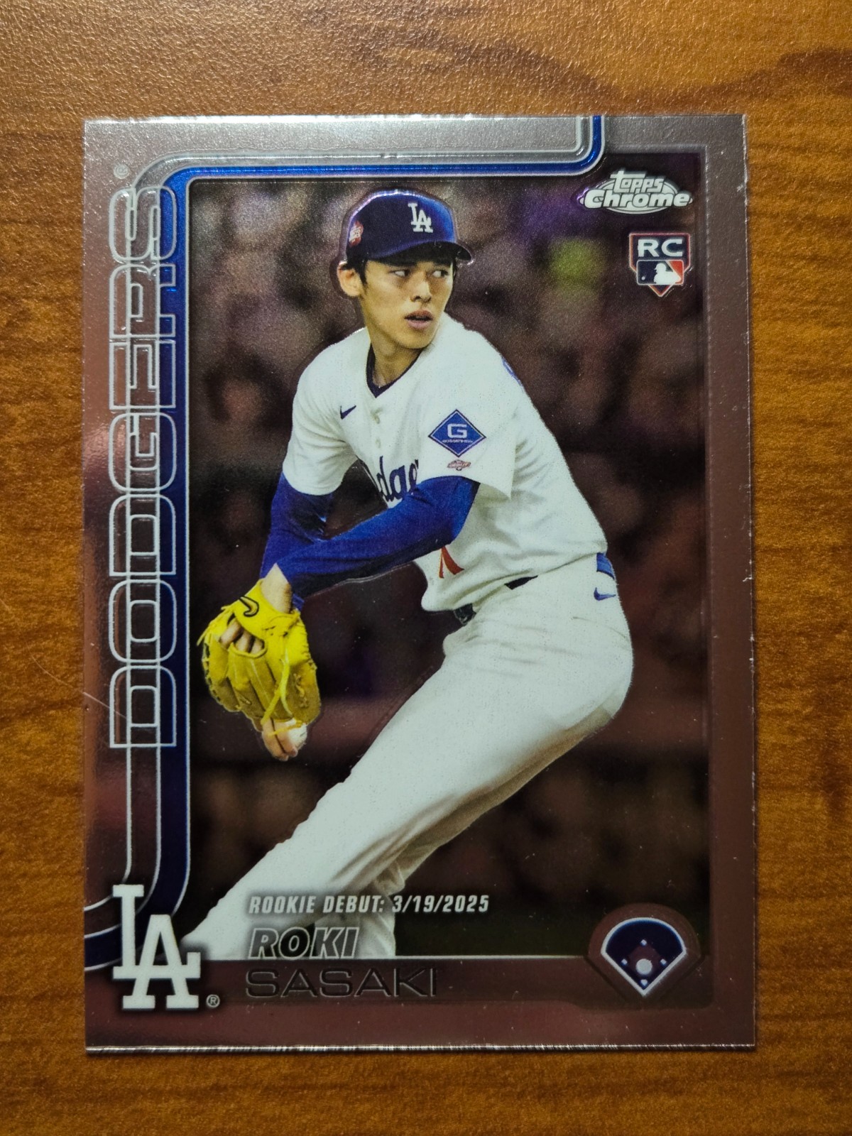 2025 Topps Chrome Update - Roki Sasaki - #USC73 - RC Rookie Debut