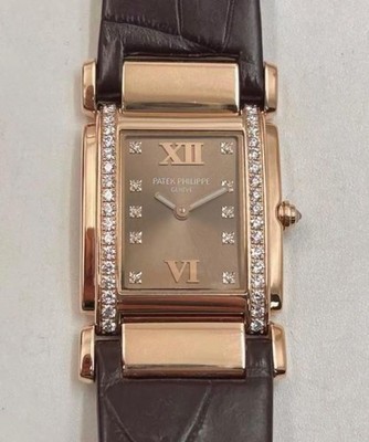 Patek Philippe 4920R Twenty-4 25x30mm 18K Rose Gold Quartz Lady's Watch