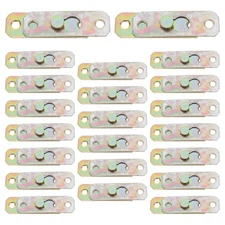 24 Pairs Wall-mounted Hardware Bracket Frame Clips Hanger Buckle