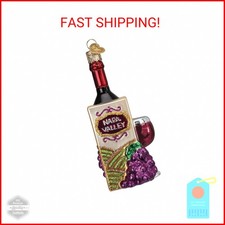 Old World Christmas Napa Valley Glass Blown Ornament for Christmas Tree, Handcra