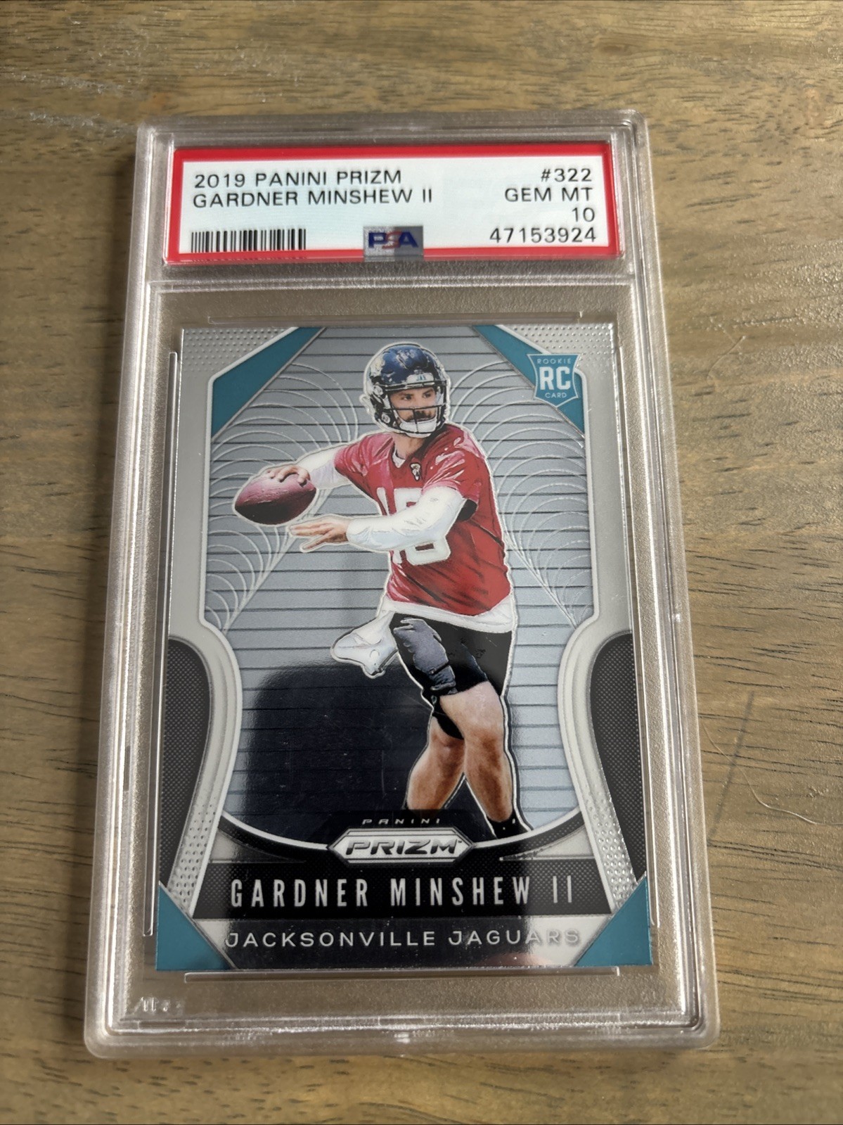 2019 Panini Prizm - Rookies Gardner Minshew II #322 Silver Prizm (RC)
