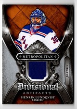 2018-19 Upper Deck Artifacts Divisional Henrik Lundqvist Jersey New York Rangers