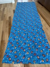 RARE Hanna-Barbera Scooby Doo Blue Fabric Out of Print VTG 129”x42”