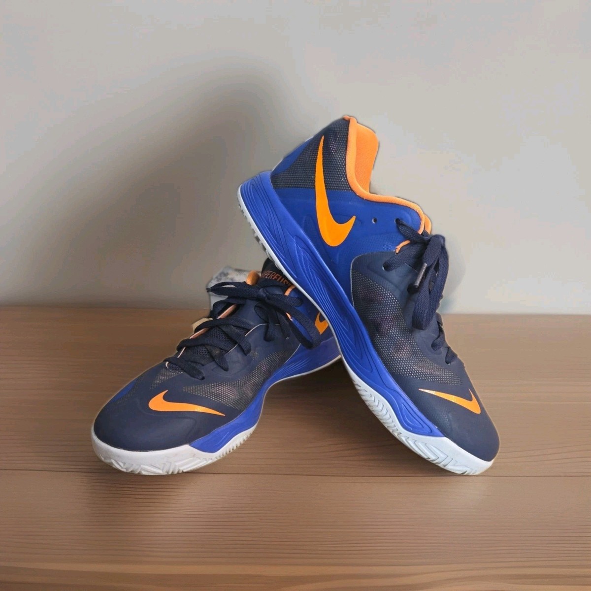Size 10 Nike Zoom Hyperfuse 2012 Low Blackened Blue/Bright