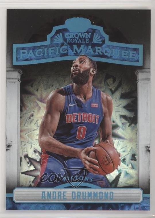 2018-19 Panini Crown Royale Pacific Marquee Andre Drummond #27 0b0