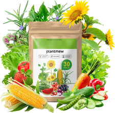 【Seed Vault】 Heirloom Vegetable Seeds Planting Kit - 15,000+ Non-Gmo Seeds for H