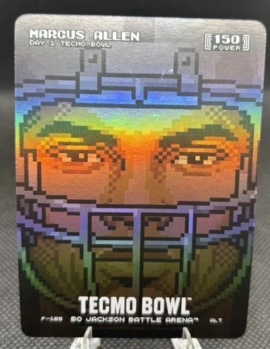 Bo Jackson Battle Arena Tecmo Bowl Day 1 8 Bit Promo Marcus Allen! Read Desc Pic