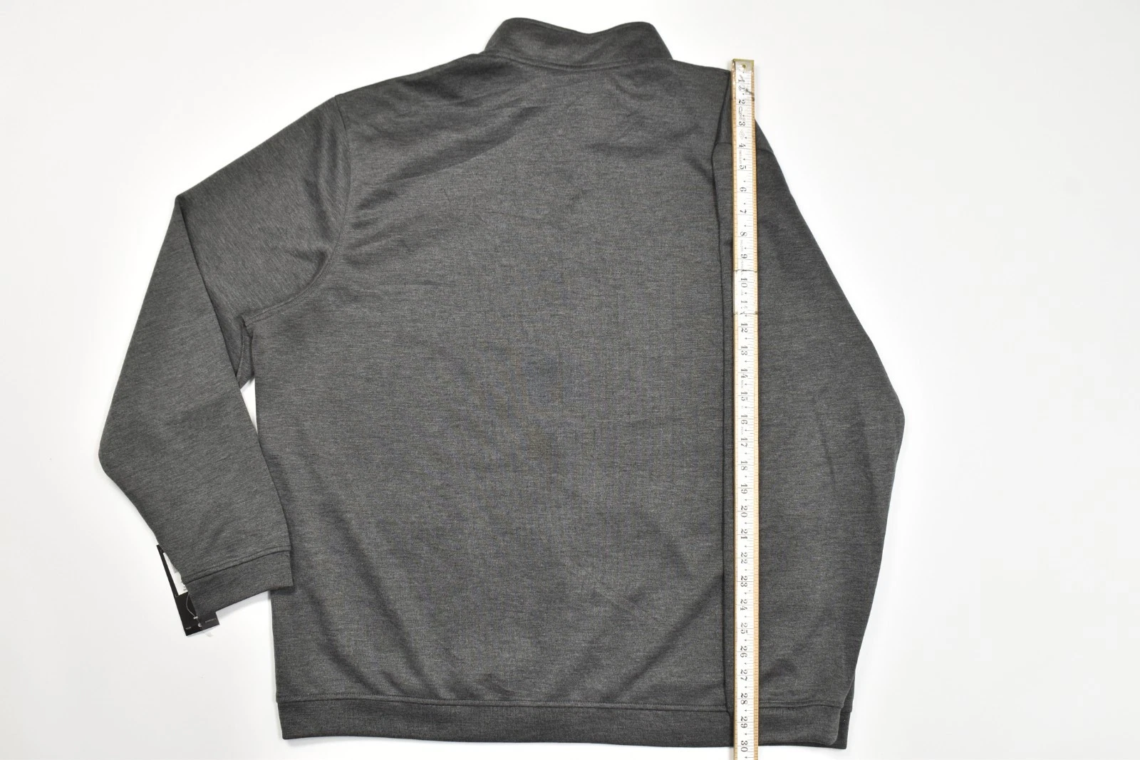 adidas Mens Elevated Full Zip Jacket Size 2XL Charcoal Heather Gray Black NWT image 6