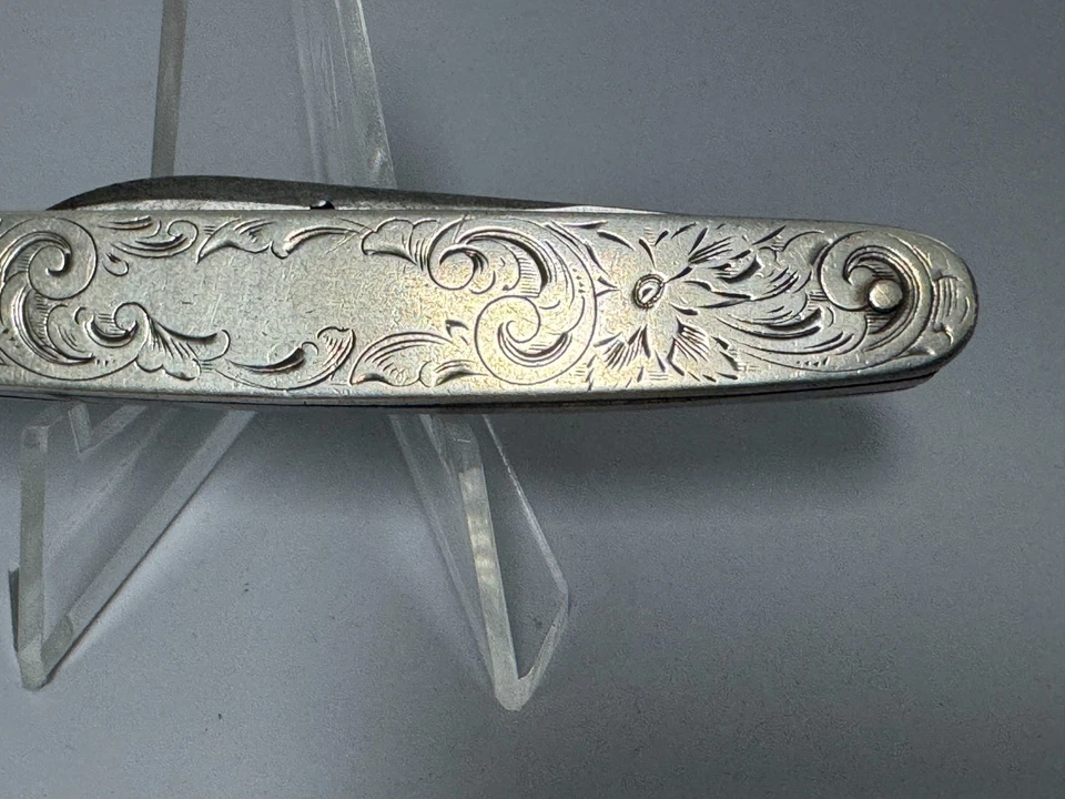 Vintage Sterling Silver Pocket Knife Multitool Solingen Germany J.A. Henckels - Image 4 of 4