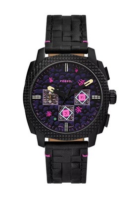 Fossil Minecraft LE1252 The End Chronograph 44mm Leather New