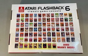 🕹️ ATARI Flashback 6 Classic 100 Games Console w/2 Controllers