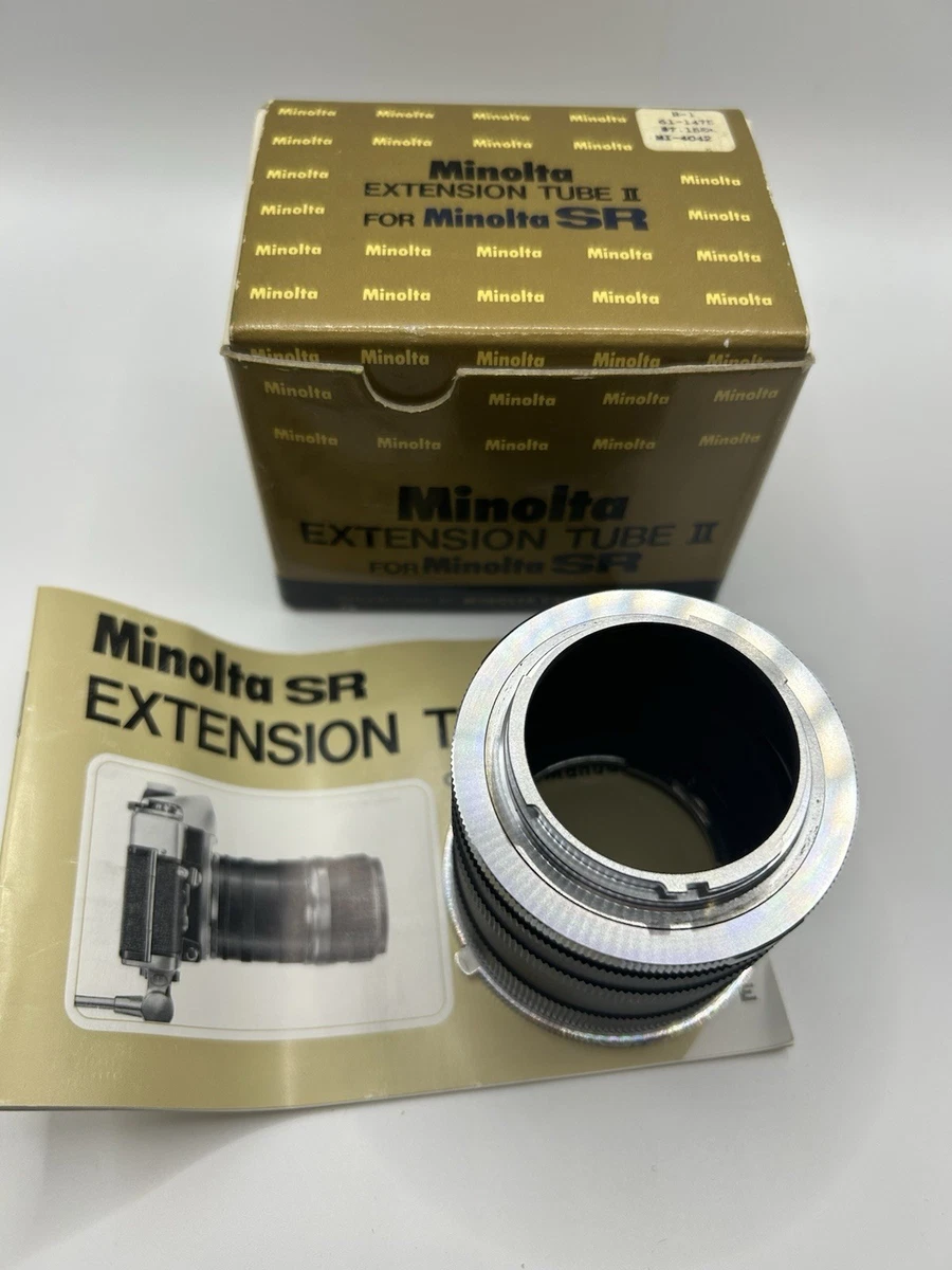 【動作保証】 ミノルタ MINOLTA Extension Tube 1 2 同梱無料 #am8854 Minolta MD/MC/SR Extension Tubes for sale | eBay